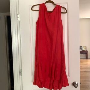 Asymmetrical new Linen Dress